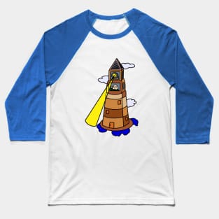 Lighthouse cartoon art style Baseball T-Shirt